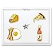 PinMart Spice it up Hot Sauce Taco Bacon Eggs Pizza Enamel Lapel Pin Set