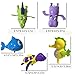 JollySweets 5Pcs Wind Up Toys Bath Toys, Bathtub Toys for Toddlers, Clockwork Water Toys Swimming Toys Boys and Girls