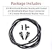 Windshield Washer Nozzles Kit, Replacement for 04-13 Ford F150 - OTUAYAUTO Washer Jet and Fluid Hose with Connector