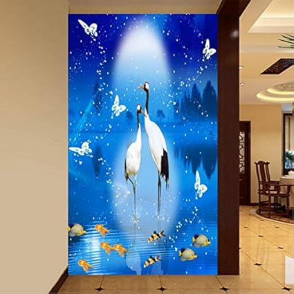 Lifme Fondos De Pantalla Para Paredes 3 D Wallpaper 3d Mural Animales Fantasticos Egrets Living Room Lobby Hotel Decoracion De Fondo 350x250cm Amazon Com Mx Herramientas Y Mejoras Del Hogar
