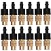 Mini Skater 12 set New copper adjustable spray nozzle spray atomization copper capillary effect take 47 factory Adjustable Irrigation Drippers Sprinklers Emitter Drip System on 1/4