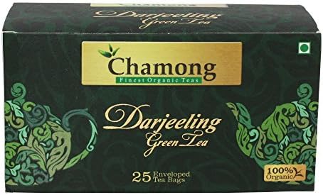 Chamong Organic Darjeeling Green Tea, 25 Count