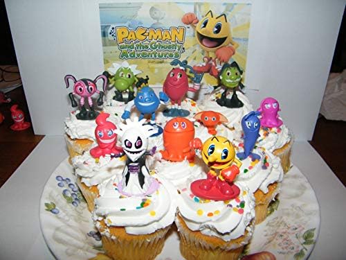 Pac Man And The Ghostly Adventures Deluxe Mini Cake Toppers