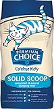 Premium Choice All Natural Unscented Scoopable Cat Litter, 25 Pound Bag