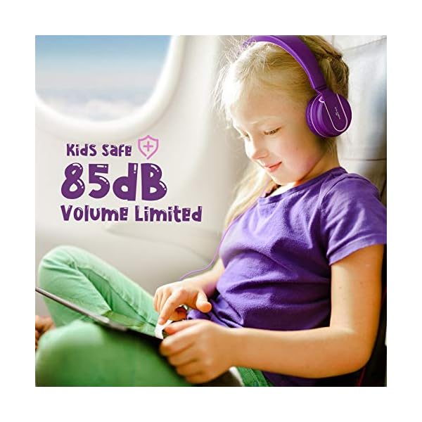 AILIHEN-I35-Kid-Headphones-with-Microphone-Volume-Limited-85dB-Children-Girls-Boys-Teen-Lightweight-Foldable-Wired-Headset-for-School-Online-Course-Chromebook-Cellphones-Tablets-Pink-Purple AILIHEN I35 Kid Headphones with Microphone Volume Limited 85dB Children Girls Boys Teen Lightweight Foldable Wired…
