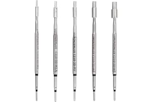 LUMINZENLUX 5PCS C210 Soldering Tips Heat Set Insert Tool Kit for M2/M2.5/M3/M4/M5 Threaded Inserts – Compatible with JBC Stations, 3D Printing & Plastic