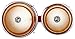 Latin Percussion LPMC Mini Tunable Puerto Rican Flag Wood Bongos (LPM199-PR)