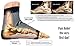 OrthoSleeve FS6 Compression Foot Sleeve (One Pair) for Plantar Fasciitis, Heel Pain, Achilles Tendonitis and Swelling