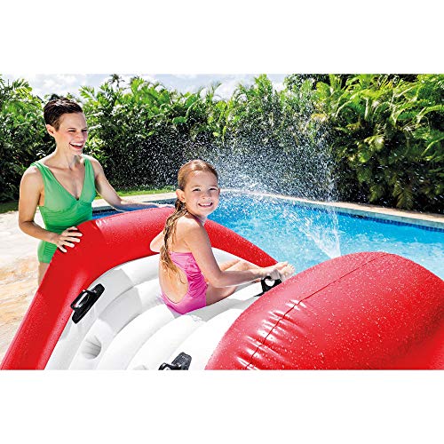 Intex Inflatable Pool Water Slide, Red & Intex Inflatabull BullRiding Float Pricepulse