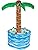 Inflatable Palm Trees Set, 1, Palm Tree 66â€™â€™ - 1, Palm Tree Beer Soda Cooler, 48â€™â€™ - By 4Eâ€™s Novelty,