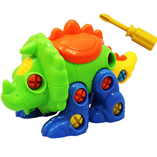 Disassembly Assembly Toys Kids Baby Early Learning Puzzle Educational Toys 1Pc Stegosaurus - Thumbnail 5