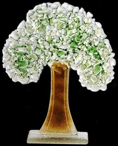 D&J Glassware Fused Glass Four Seasons Tree Collection - Summer