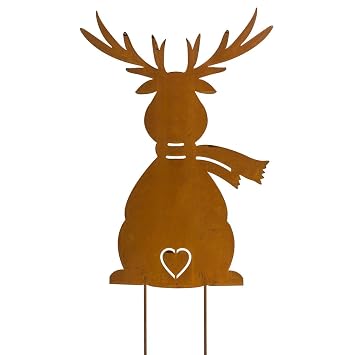 Weihnachtsdeko Purzelnde Elche Für Türrahmen Holz Pureday