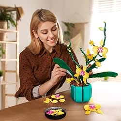 JOJO&Peach Orchid Building Set, Build an Orchid