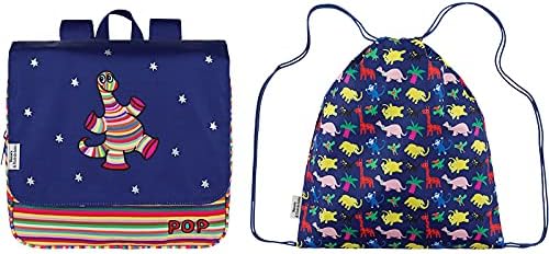 L'Ecole des Tann's Ecole des loisirs Soft Satchel Tann's & The Leisure School - Pop Multicolored, Cartable de 29 cm, Bleu