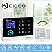DIGOO HOSA 2G 433MHz GSM&WiFi Wireless Home and Business Security Alarm System, Smart Security System DIY Kits, Burglar Alarm with PIR Sensor, Door/Window Sensor and Remote Controller, APP Control