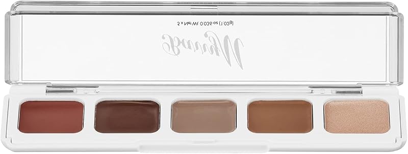 Barry M Mini Cream Eyeshadow Palette The Nudes 5 Shades Pigmented