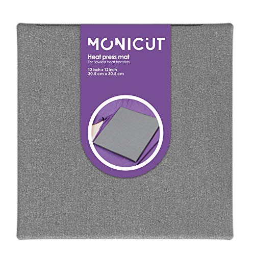 Monicut Heat Press Mat 12x12 for Cricut Easypress 2/Easypress, Heat