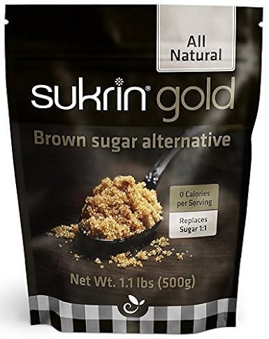 Sukrin Gold Natural Brown Sugar Alternative No Calorie Sweetener For Keto Low Carb And Diabetic Diets 1 1 Lb Bag 1 Pack Amazon Com Grocery Gourmet Food