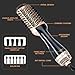 Hot-Air Brush, Negative Ionic Hair Dryer & Volumizer, One Step Hair Styler, Achieve Salon Styling at Home, 1000W, Black & Goldthumb 3