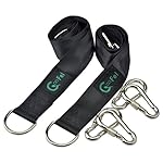 Tree Swing Tie, Coofel Safety Swing Handing Straps Rope, Swing Rope With 4 Heavy-Duty Hooks ( Set of 2 Swing Straps )