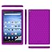 Fintie Silicone Case for Fire HD 10 (Previous 5th Generation - 2015 release ONLY) - [Honey Comb] Light Weight [Anti Slip] Shock Proof Kids Friendly Cover [NOT Fit All-New Fire HD 10 2017], Purple