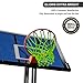 Basketball Nets - Glow in The Dark Basketball Net - Basketball Net Replacement for All Rings, 12 Standard Interior Exterior Loops Replacement - Great for Night Time Playing