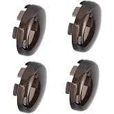 MotoParAcc 2 Inch Bullet Smoked Turn Signals Lens Cover for Harley Sporster, Softail, Street Glide, Road King, 4Pcs