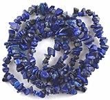 1 X NUGGET BAROQUE CHIP BLUE LAPIS LAZULI 3X5-5X10MM GEMSTONE BEADS 36