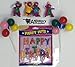A1BS Cake Decoration Barney Birthday Cake Decoration Party Favors Figurine Toys