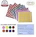 Royal Green Color Coding Labels in 8 Assorted Colors, Small Circle Dot Stickers for Easy Organizing, Supplies, Boxes, Inventory for Office & Home - 16 Sheets, 1/2 Inch, 1280-Pack