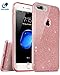 Cute iPhone 7 Plus Case for Girl, Pink iPhone7 Plus Girly Case Shockproof Silicone Bling Glitter Sparkle Transparent phone Protective case,not fit well for iPhone 8 Plus. primary