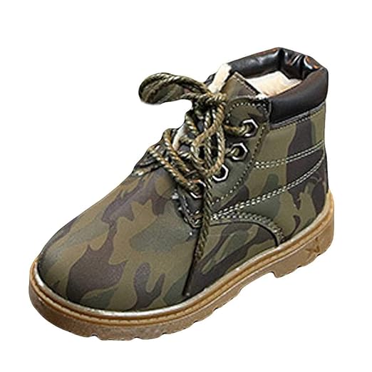  Gyoume Kids Camouflage Ankle Boots Infant