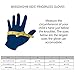 BASSDASH UPF 50+ Kids' Gloves with Padded Grippy Palm UV Protection for Bicycles Fishing for 1-8 Years Old Boys Girls