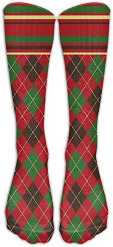 Fengyaojianzhu Men's &amp; Women's Sock Diamond Pattern Stylish Athletic Long Socks Stockings One Pair