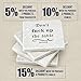 Marble Coasters for Drinks - Funny Housewarming Gifts Wedding Gift Or for Your Kitchen, Living Room & Coffee Table | Marble Home Decor Coaster Set