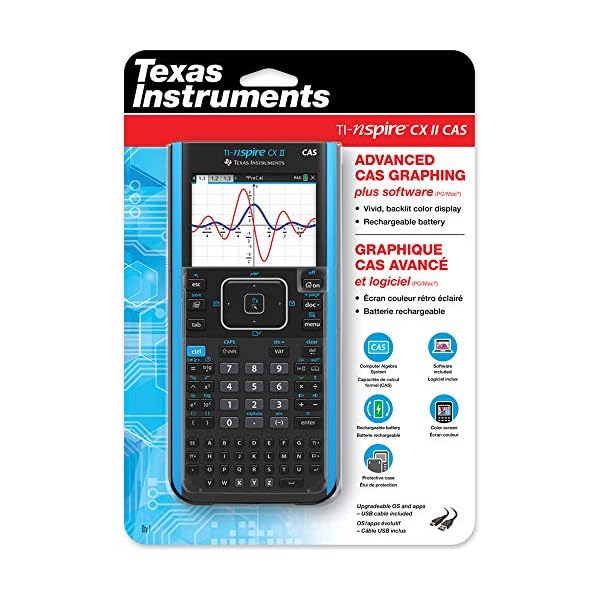 Texas Instruments TINspire CX II CAS Color Graphing Calculator with