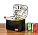 Insulated Lunch Bag Soft Cooler Tote Meal Prep Container Box Bags Adjustable Shoulder Strap Zipper for Work Picnic Camping Black
