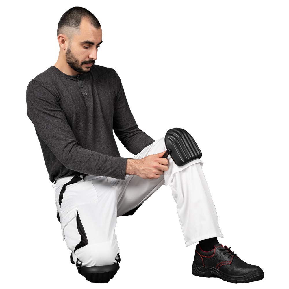 1 pair of rubber knee pads, knee pads for tilers, laminate, parquet gardening, knee protector pads - Image 3