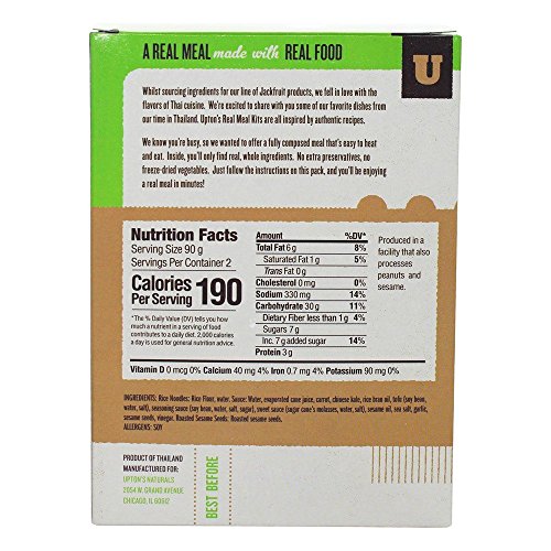 Upton's Naturals - Real Meal Kit 100% Vegan Pad See Ew - 6.34 oz.