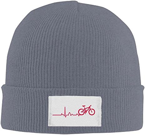 Bike Beat Bike Pulse - Cycling Gift Roll Unisex Knit Caps\r\n Classic Beanie Hats Brim