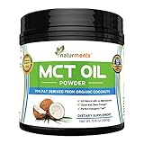 Organic MCT Coconut Oil Powder: Pure Keto Friendly Powdered Dietary Supplement for Weight Loss, Healthy Gut, Appetite Control & Clean Energy Performance: Natural, Non GMO, Vegan & Gluten Free - 10.6oz