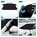 HRDJ Car Windshield Snow Cover, Auto Snow Windshield Cover Ice Removal Wiper Visor Protector Winter Summer Auto Sun Shade with 3-Layer Protection&Double Side Design for Cars Trucks Vans and SUV