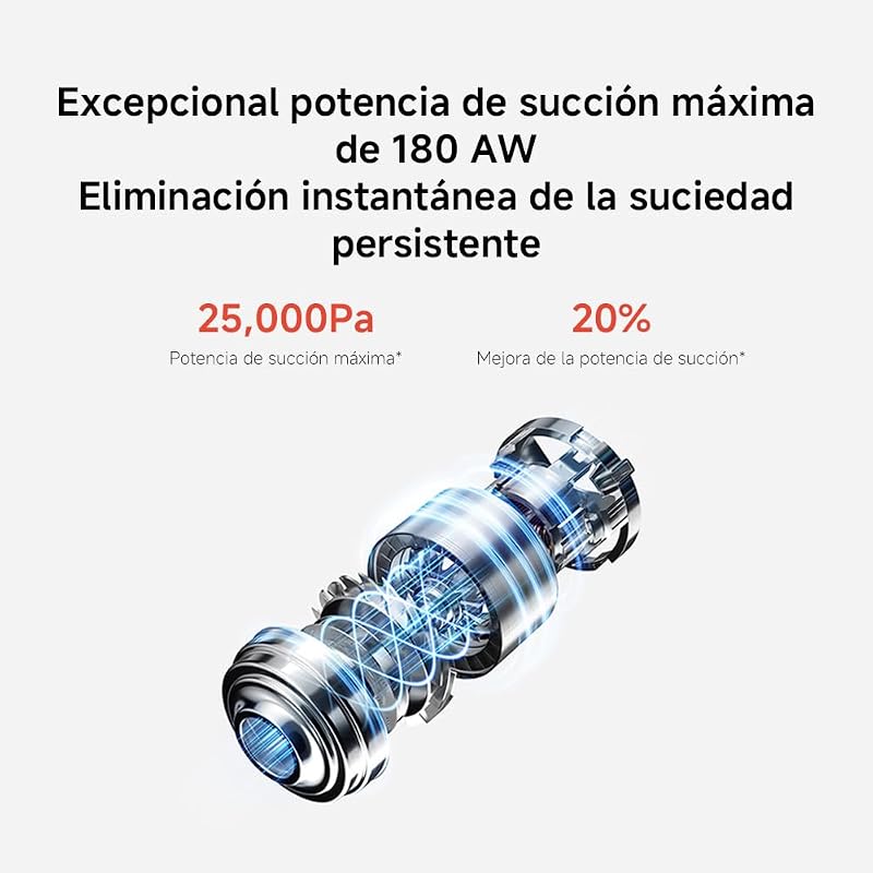 Aspirador de pó xiaomi g20 max, aspirador de vassoura sem fio, 180aw, luzes led, display digital, escova para animais de estimação, filtragem eficiente, bateria de longa duração, cinza