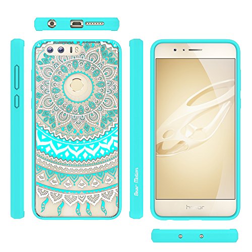 Bear Motion for Huawei Honor 8 - Slim Acrylic Back Cover Case for Huawei Honor 8 - Sunflower (Green)