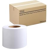 DMAOCO Compatible for DX100 InkJet Glossy Photo Paper - 8" x 213' - 1 Rolls