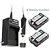 Kastar 2 Pack of 2650mAh EN-EL3 ENEL3 EN-EL3A ENEL3A Li-ion Battery + Battery Charger for DSLR D50 D70 D70s D100 Digital Camera
