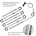 Updated Unifilar 16 Million Colors Sound Activated Car Led Lights Interior 4pcs Multi Colors Car Led Strip Lights Universal Under Dash Lighting Kit for All Vehicles, Parties, Outdoor (App Control)thumb 1