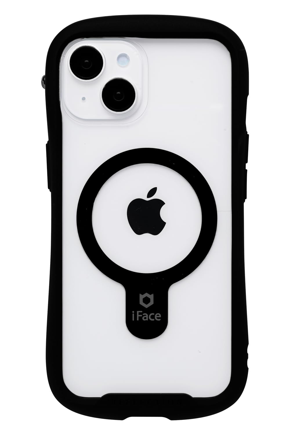 iFace MagSafe 対応 Reflection iPhone 15/14/13 ケース MagSynq クリア 強化ガラス (ブラック)【アイフェイス スマホケース マグセーフ 耐衝撃 透明 iphone15 iphone14 iphone13 カバー ストラップホール 付き 】商品画像