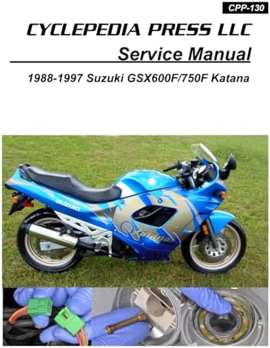 1998-2007 Suzuki GSX600F GSX750F Katana Cyclepedia Printed